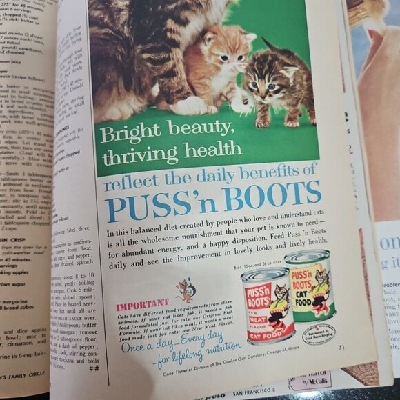 1962 Family Circle Magazine Spring Fashion Preview Cover Hairstyles Recipes - Picture 11 of 16